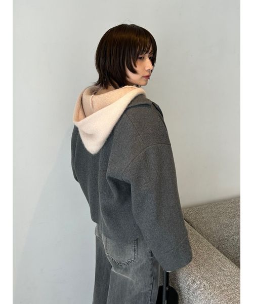 FRAY I.D ウールカルゼショートコート
