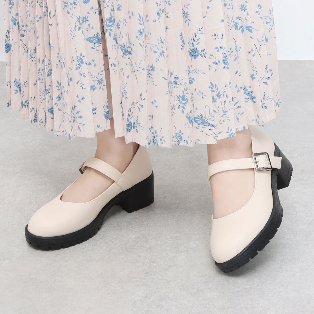 ☆未使用級 sacai パンプス メリージェーン アシンメトリー