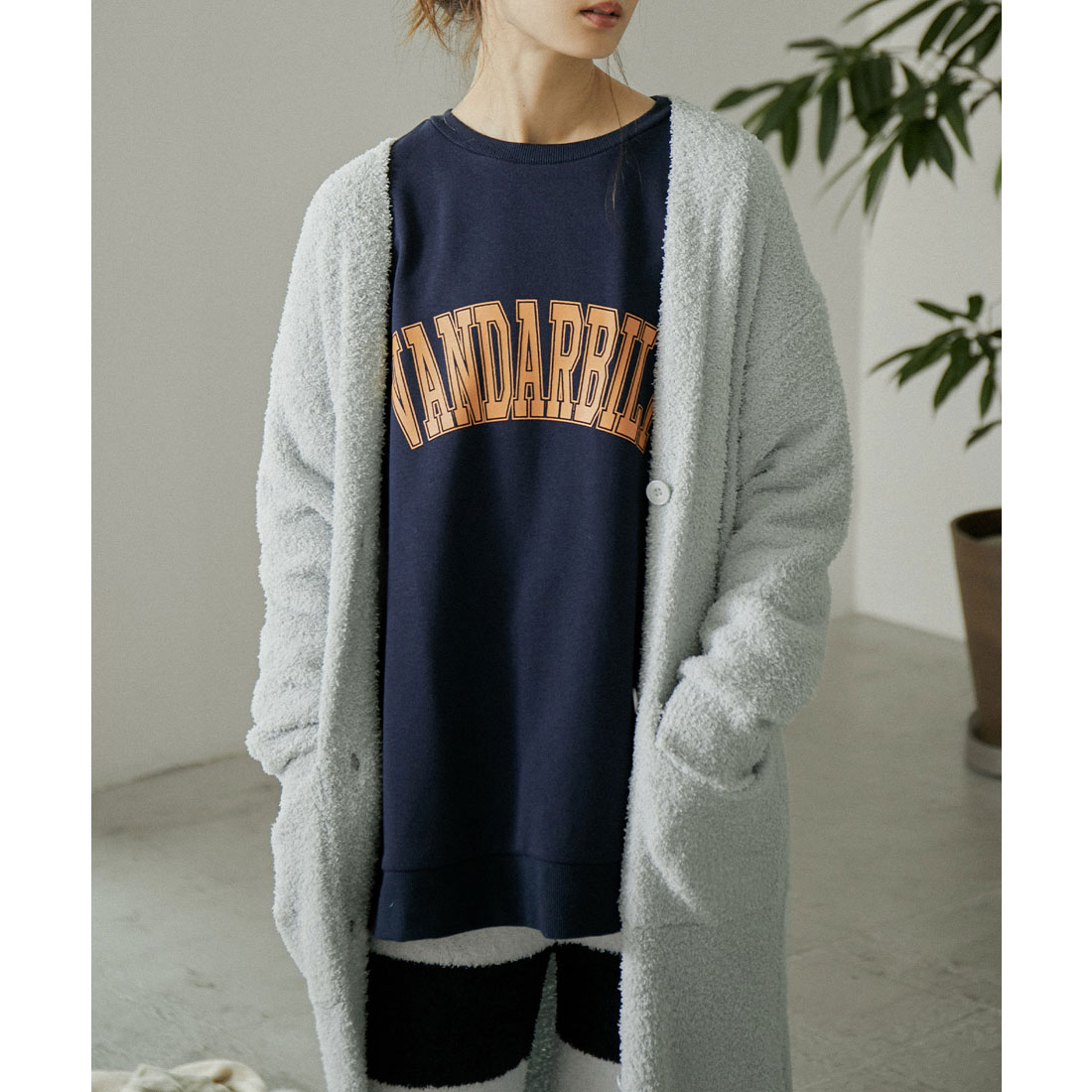 クーポン】ファッションレター Fashion Letter ニットロング丈