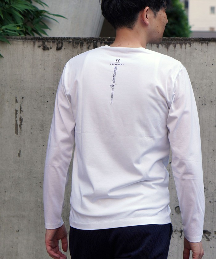 激シルケットロゴプリント長袖Tシャツ(506277205