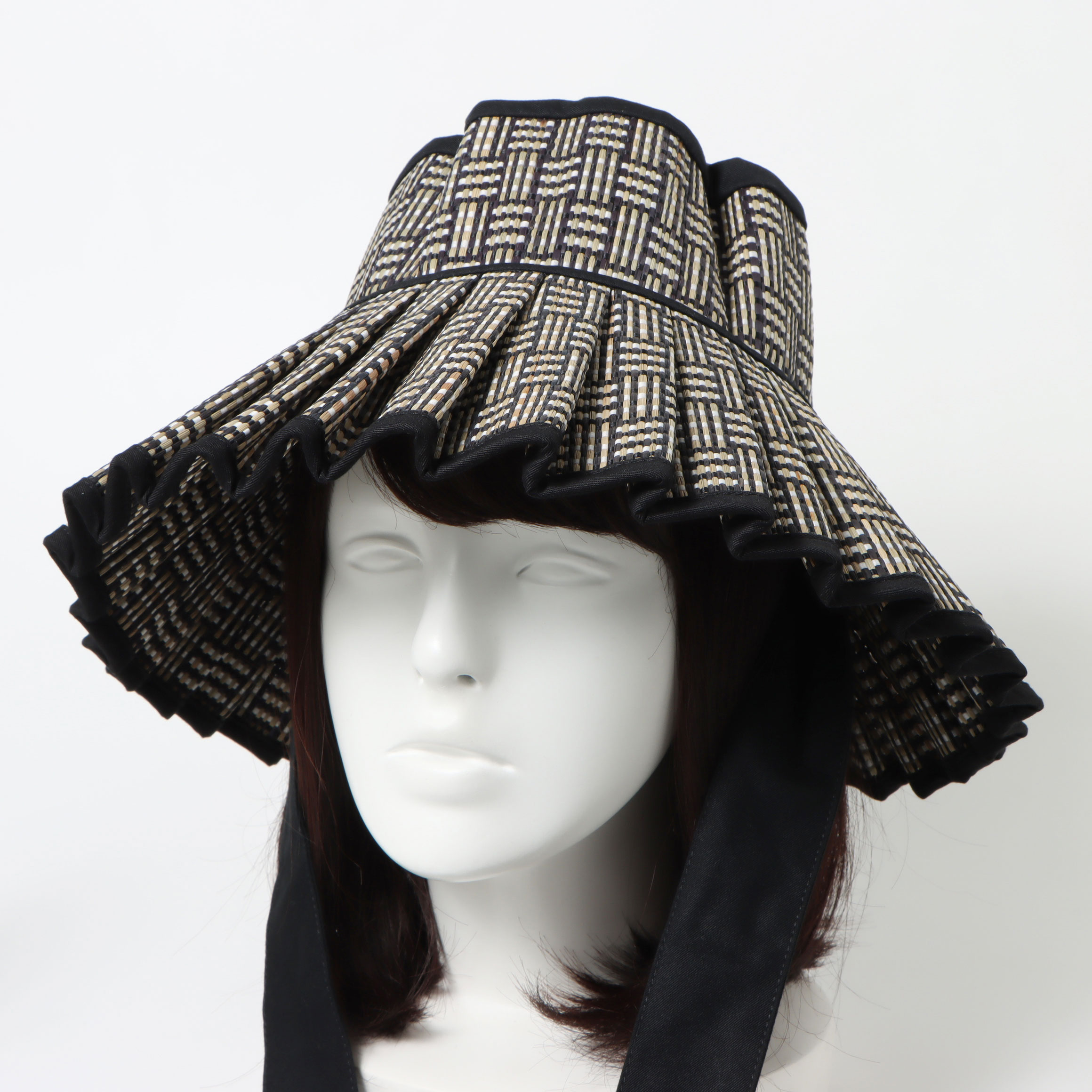 品質が Murray Lorna 麦わら帽子 ラッフル麦わら Murray Lサイズ（Lorna 帽子