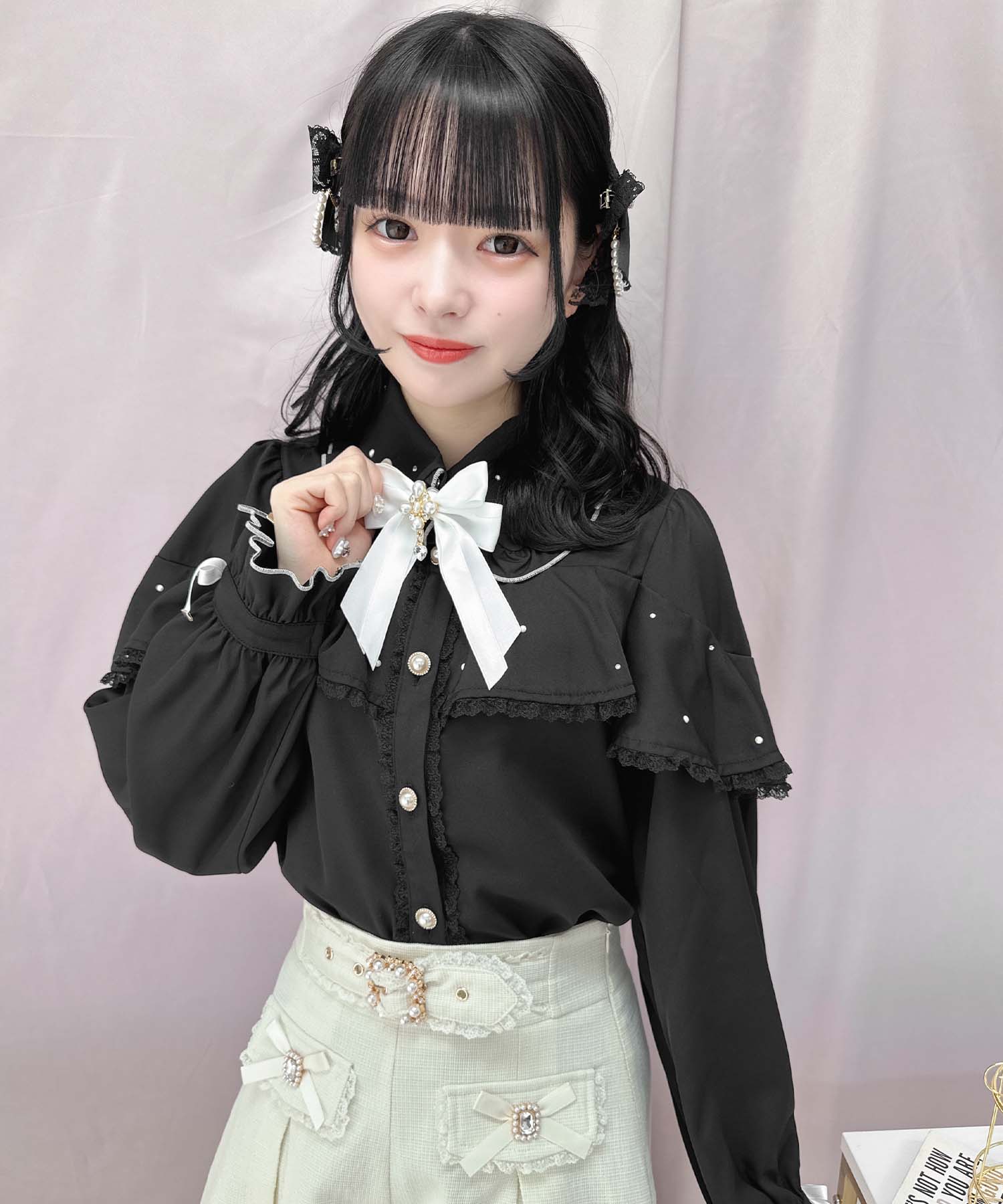 セール 30%OFF】ロジータ ROJITA ビジュー付きブラウス