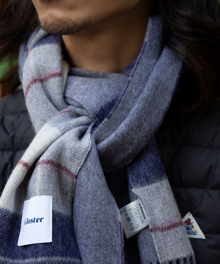 セール 20%OFF】【GLOSTER/グロスター】カシミヤブレンドウール