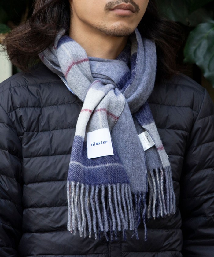セール 20%OFF】【GLOSTER/グロスター】カシミヤブレンドウール