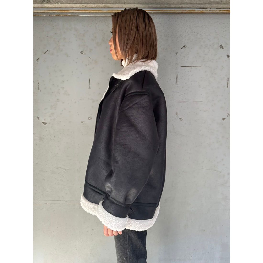 セール 49%OFF】エゴイスト EGOIST フェイクレザー裏ボア