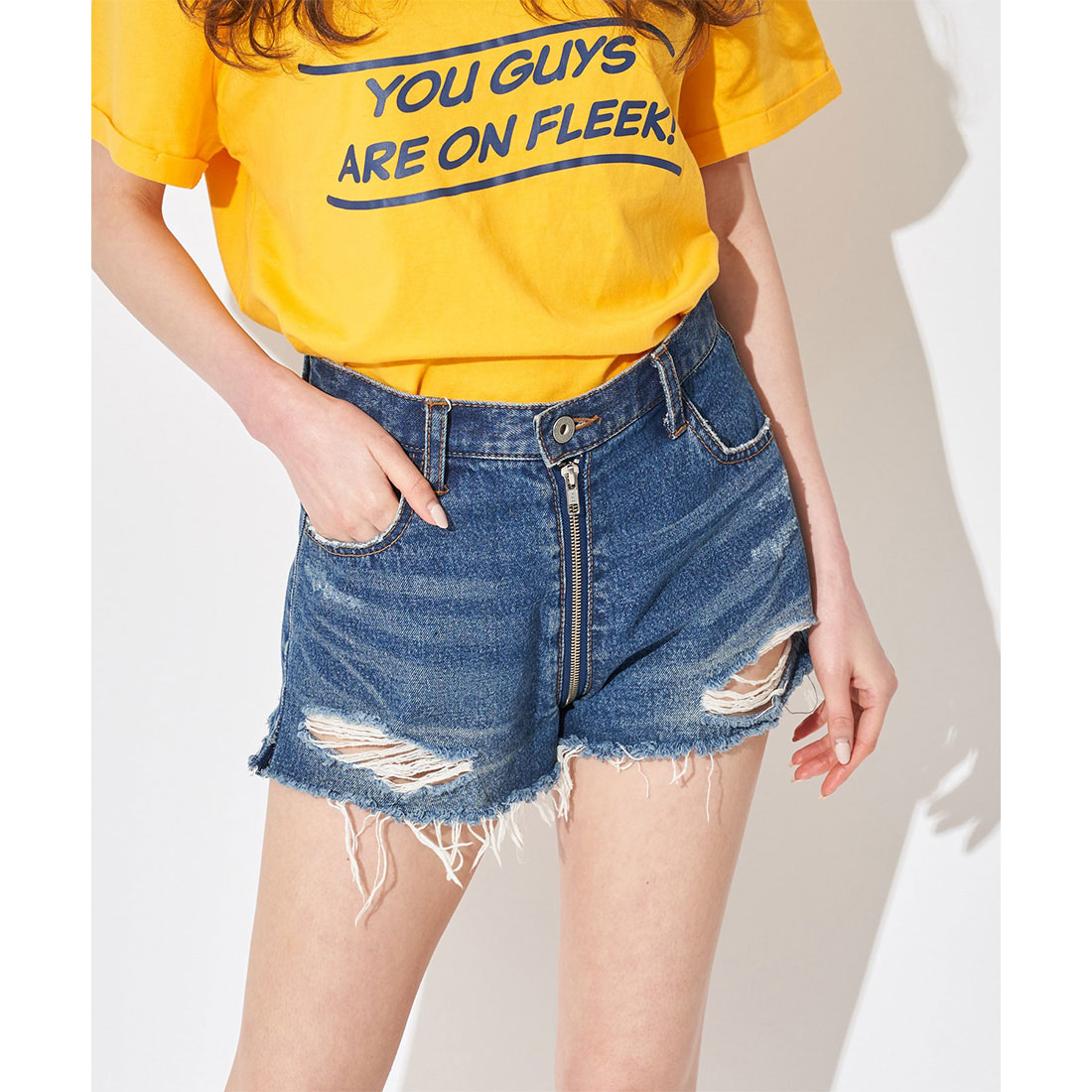セール20%OFF】スパイラルガール SPIRALGIRL フルジップデニム