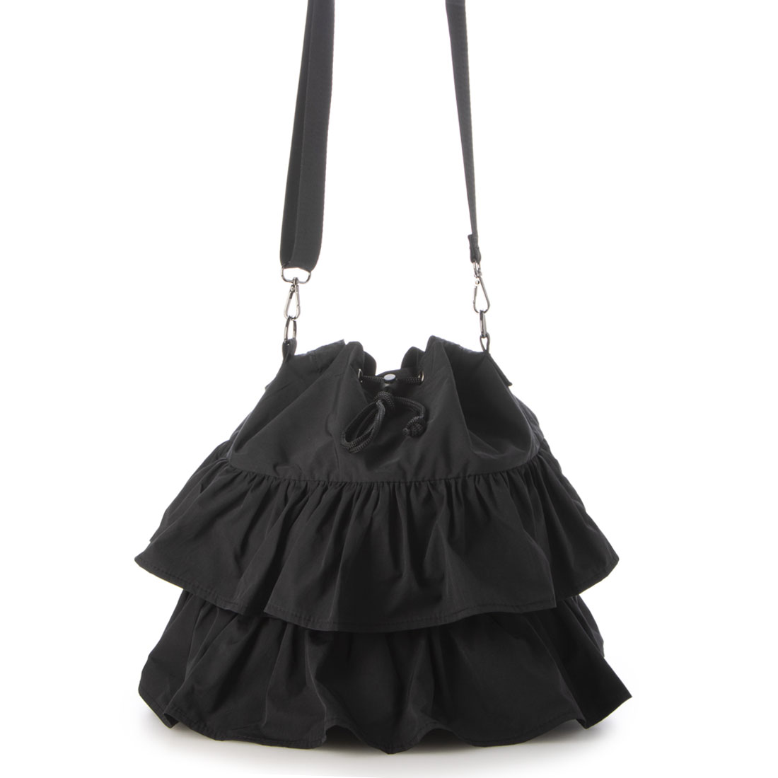 セール】グッシオ GUSCIO フリルショルダーバッグ 2WAY 巾着