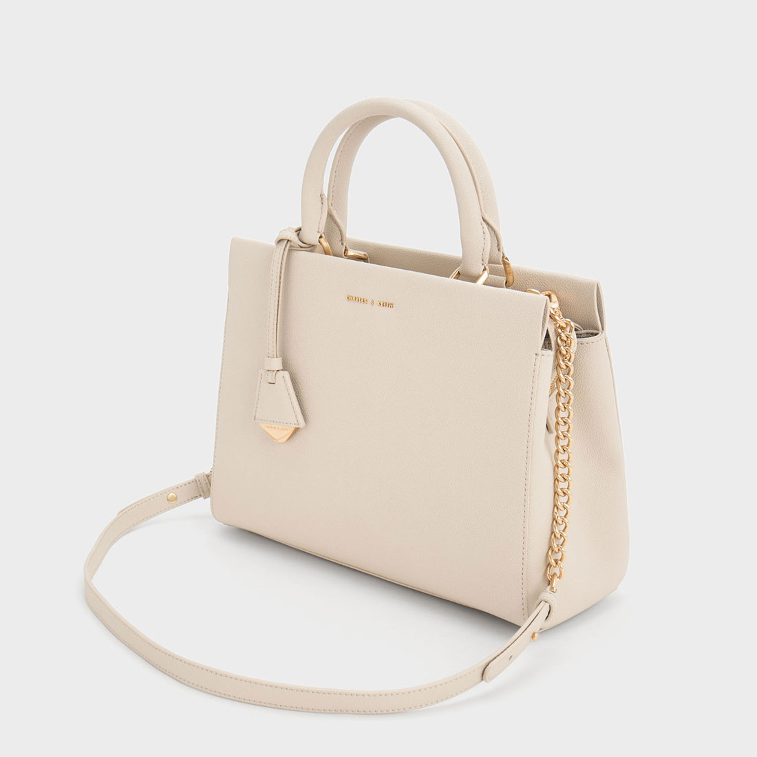 極美品　チャールズアンドキース　トートバック　ミラー　ビジネス　2way 完売品 Daylla ミニデイラー トートバッグ - ノワール | CHARLES