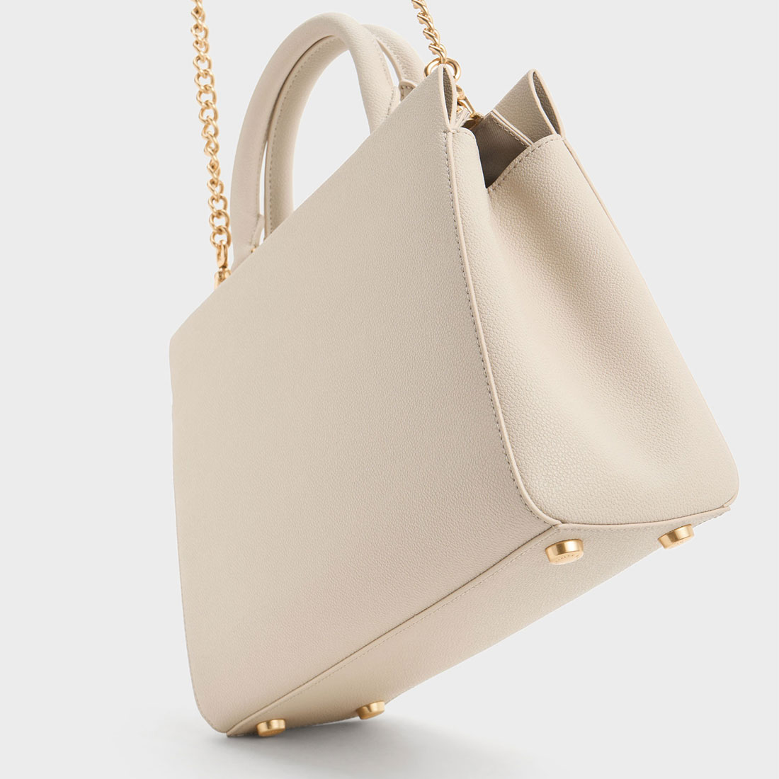 Charles & Keith 2way ミラベルストラクチャー Mirabelle ミラベル ストラクチャーハンドバッグ 【再入荷