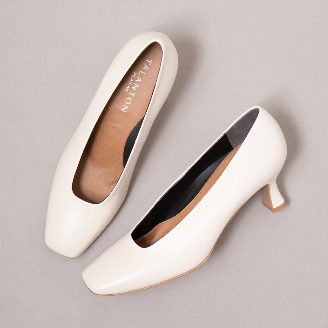 TALANTON パンプス23.5cm ホワイト セール 30%OFF】タラントン リラクシング TALANTON RELAXING