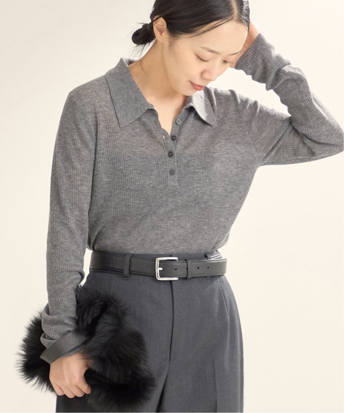 セール 30%OFF】WOOL ポロニットシャツ(507203045) | プラージュ セール 30%OFF】WOOL ポロニットシャツ(507203045) | プラージュ