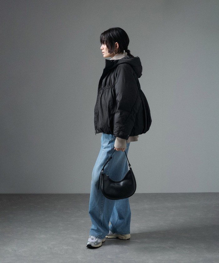 セール】【WEB限定】ギャザーパイピングダウンブルゾン セール】【WEB限定】ギャザーパイピングダウンブルゾン