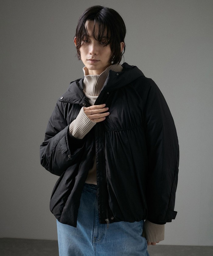 【メーカー公式ショップ】 セール】【WEB限定】ギャザーパイピングダウンブルゾン ジャケット・アウター