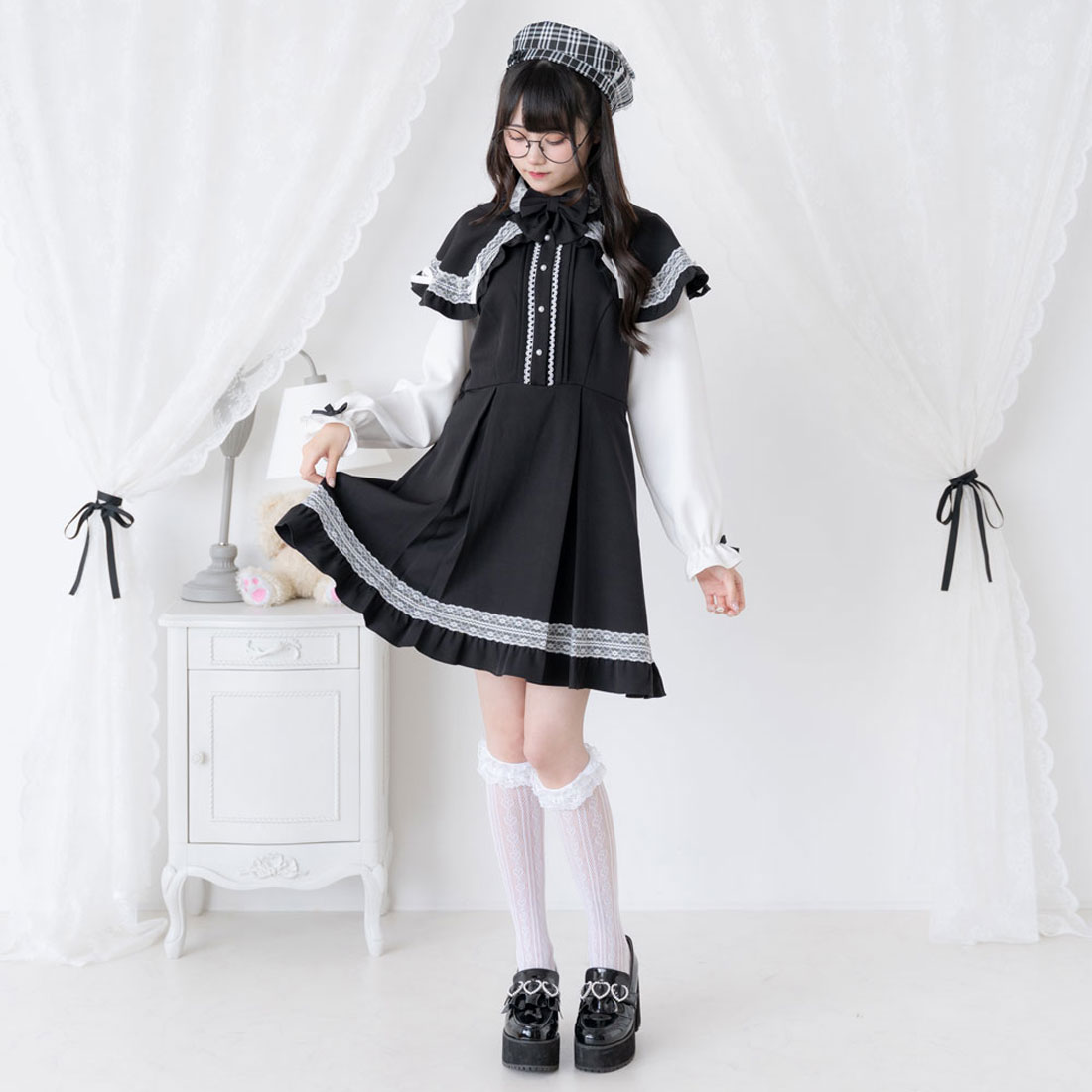 ほぼ未使用】 夢展望 （ユメテンボウ）うさみみポンチョ