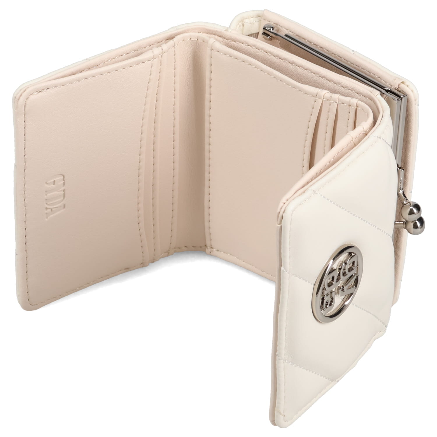 GYDA ジェイダ 財布 ミニ財布 三つ折り キルティング メタル