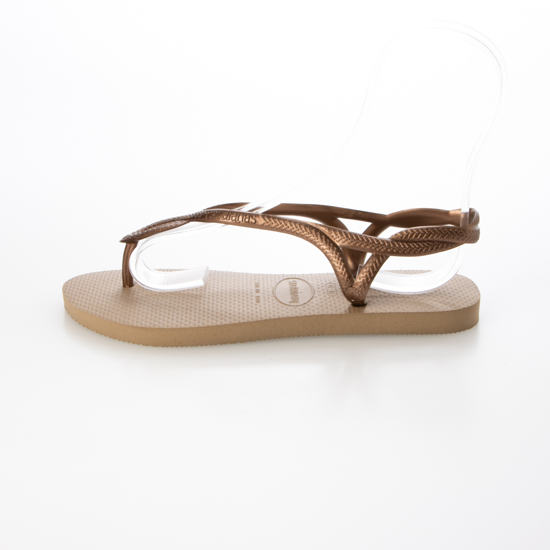 ハワイアナス Havaianas ラバービーチサンダル Luna－Rose－Gold
