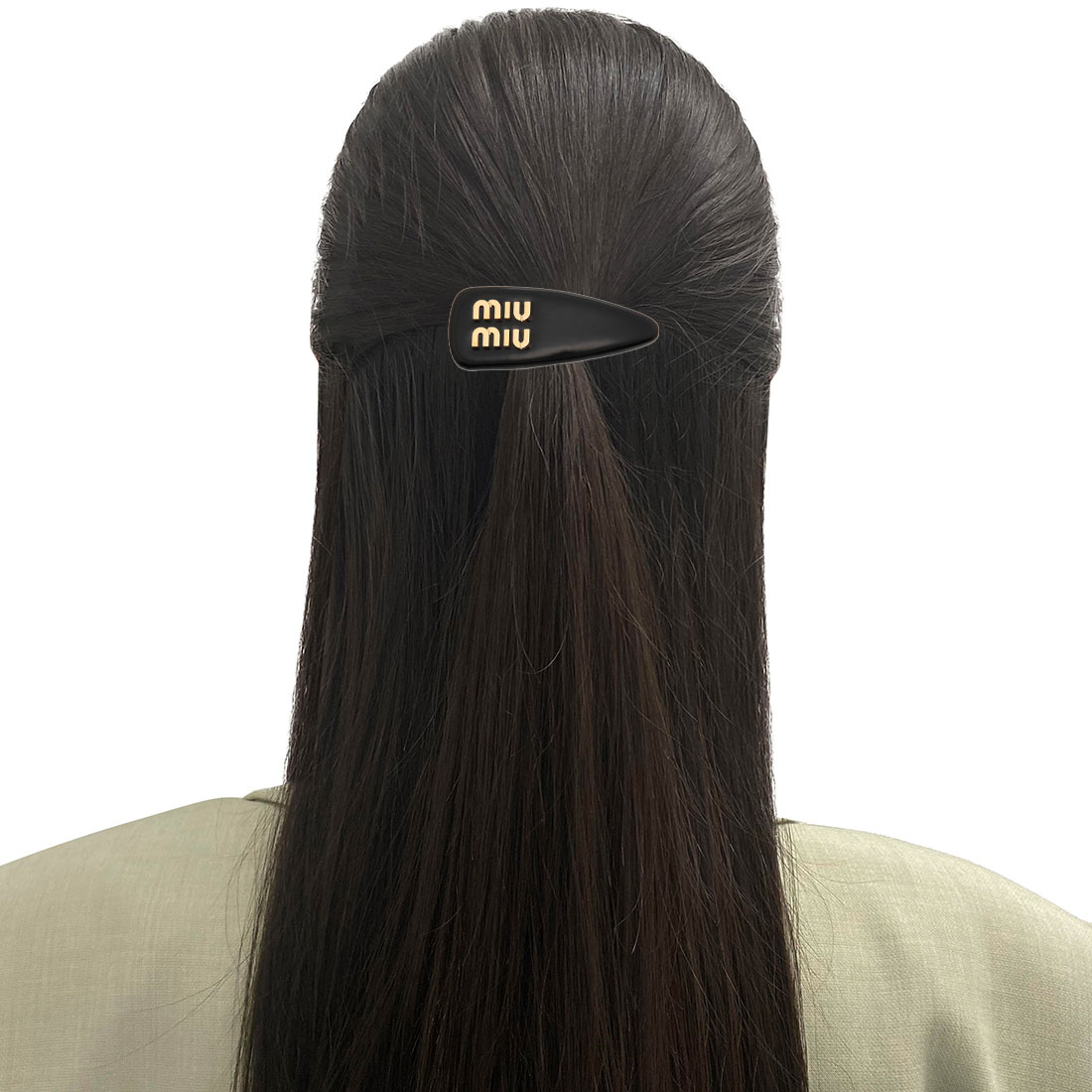 クーポン】ミュウミュウ Miu Miu ヘアアクセサリー パテント クーポン】ミュウミュウ Miu Miu ヘアアクセサリー パテント