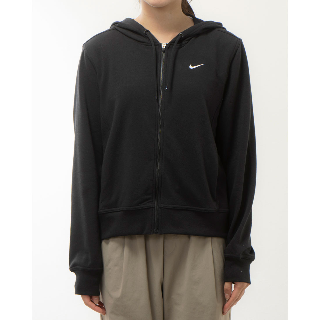 ナイキ NIKE レディース ニットジャケット ナイキ ウィメンズ ワン DF フルジップ L/S フーディ LBR FB5199010 （ブラック/ セール】ナイキ NIKE レディース ニットジャケット ナイキ