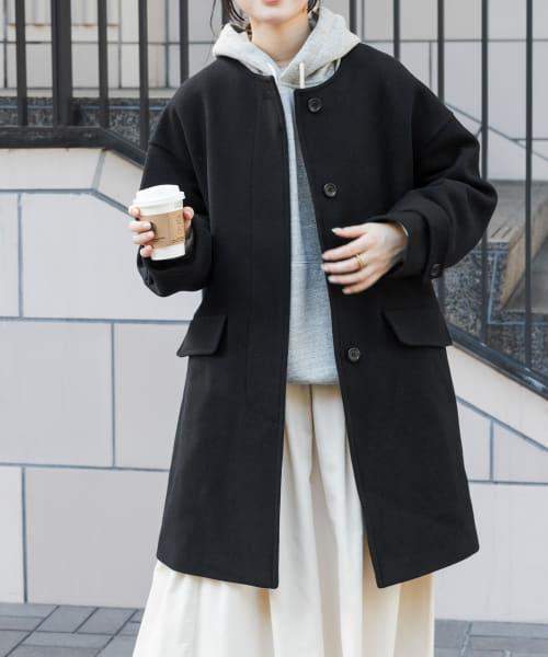 【破格値下げ】 セール 20%OFF】FORK&SPOON ノーカラーコート(507415978 ジャケット・アウター