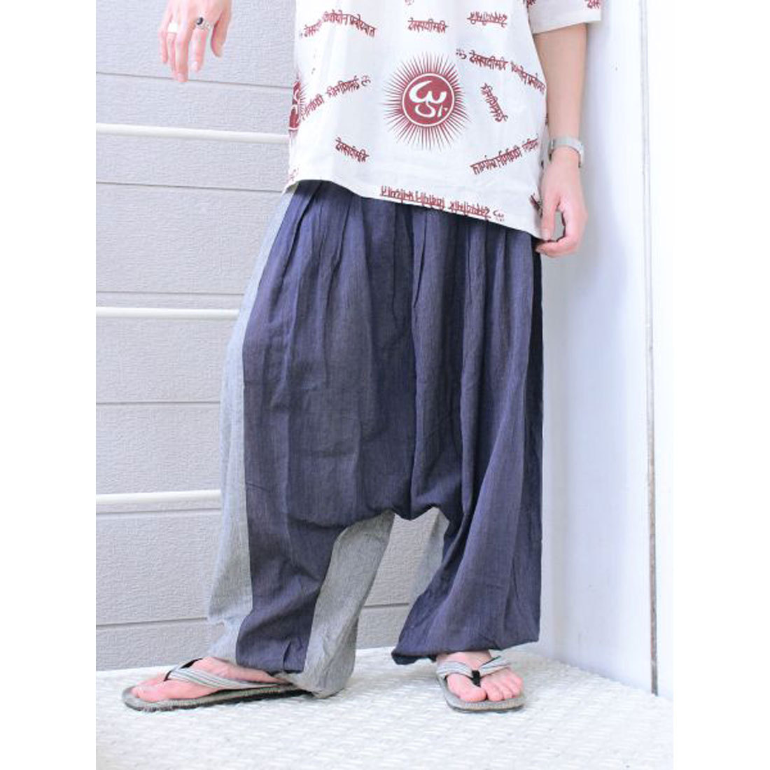 チャー☆ 2way☆サルエルパンツ☆ストリート風☆ チャー様専用☆ 2way☆サルエルパンツ☆ストリート風☆ パンツ