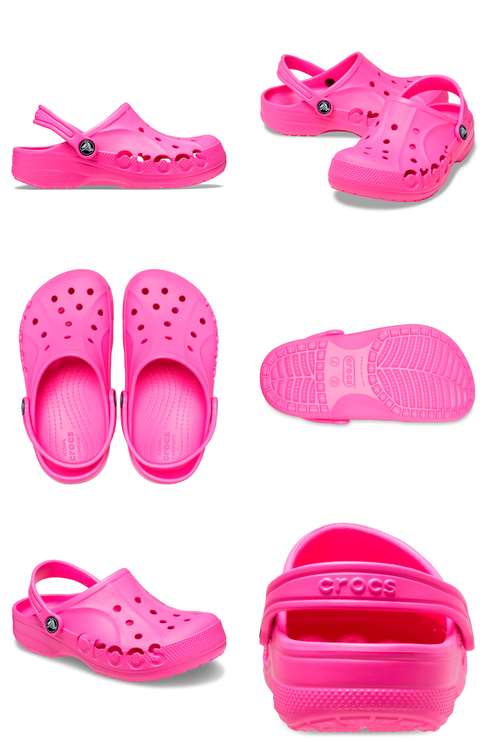クロックス crocs Off Court Clog （Charcoal） -ファッション