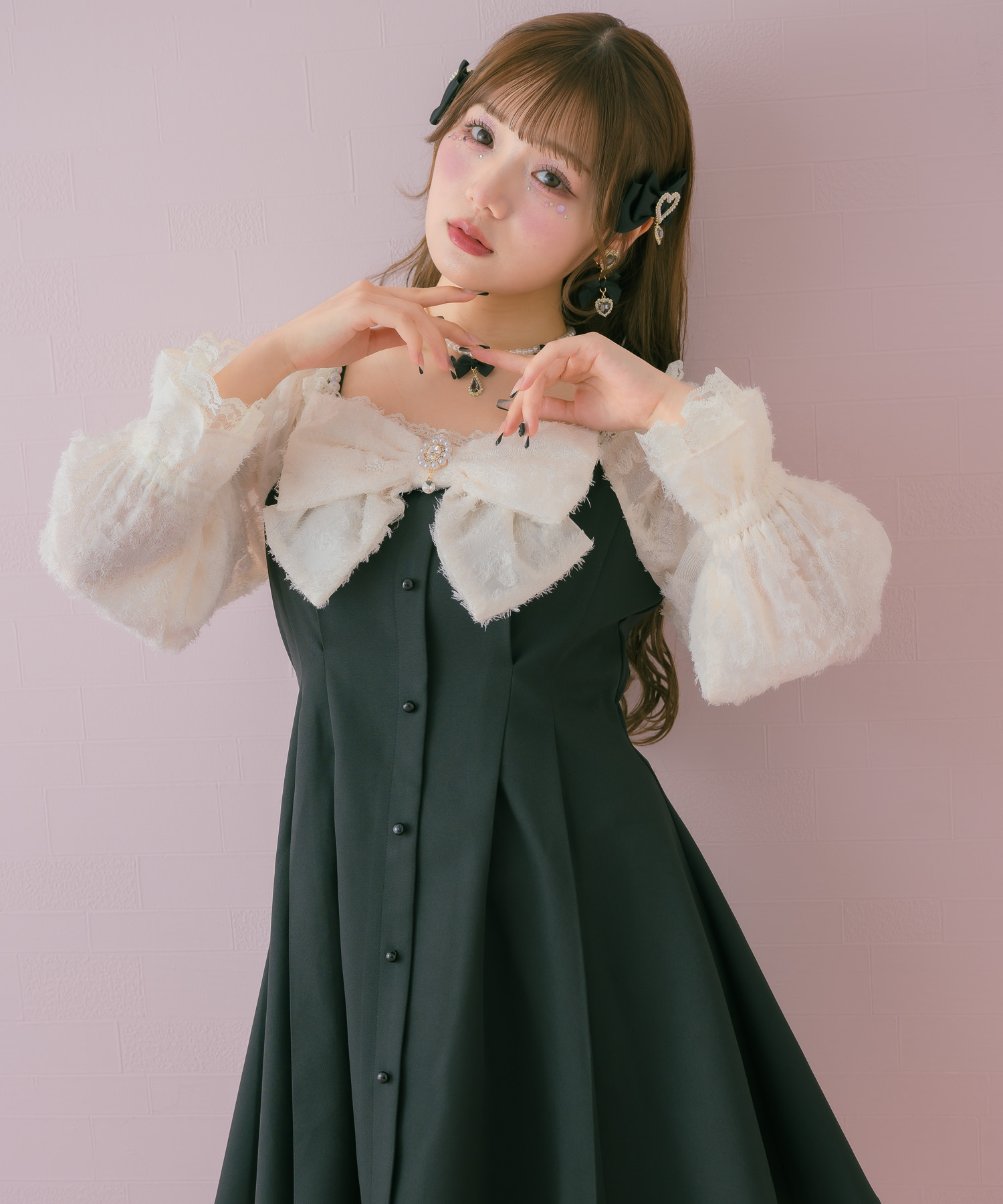 ROJITA Big リボン オフショル ワンピース 量産型