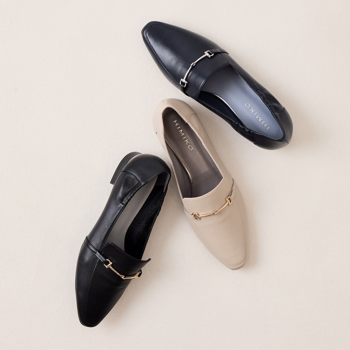 卑弥呼　カカトシャーリングソフトローファー　22cm ヒミコ 卑弥呼 【撥水レザー】カカトシャーリングソフト