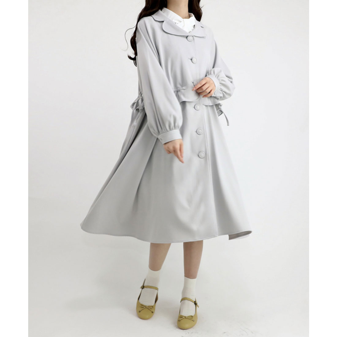 着画あり!! AsexualStyle リメイク ドッキング トレンチコート zbhag74-004-9.