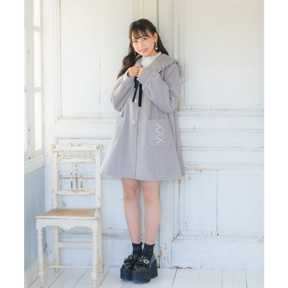 セール 50%OFF】ロジータ ROJITA セーラーカラーコート