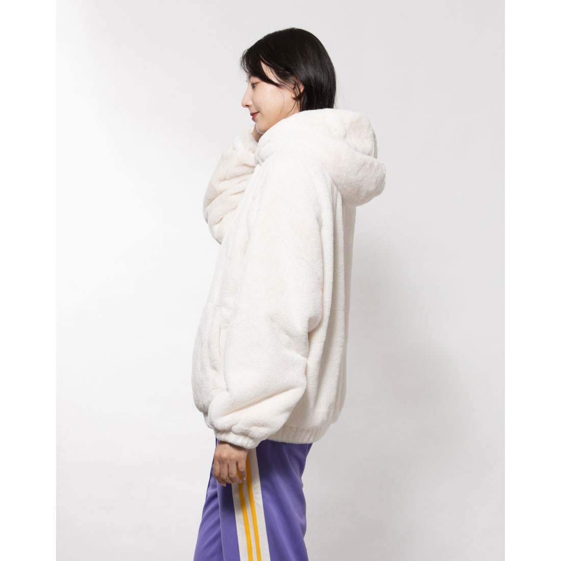 セール】ノルディ NERDY ECO FUR HOODIE ZIP－UP エコファー
