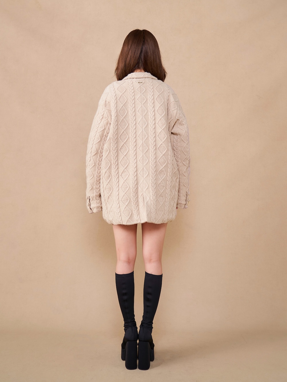 セール30%OFF】ダーリッチ Darich ケーブルニットジャケット