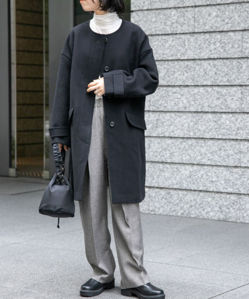 セール 20%OFF】FORK&SPOON ノーカラーコート(507415978