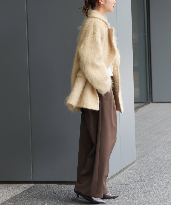 モヘヤミックスシャギーショートコート（その他ブルゾン