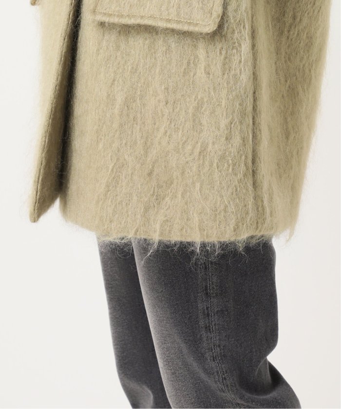 セール 30%OFF】モヘヤミックスシャギーショートコート セール 30%OFF】モヘヤミックスシャギーショートコート
