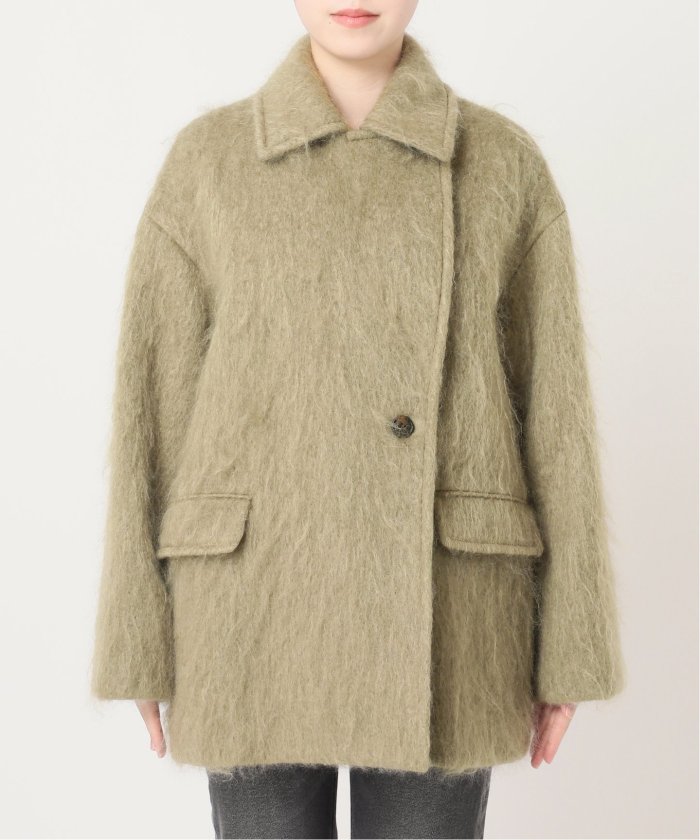 セール 30%OFF】モヘヤミックスシャギーショートコート セール 30%OFF】モヘヤミックスシャギーショートコート