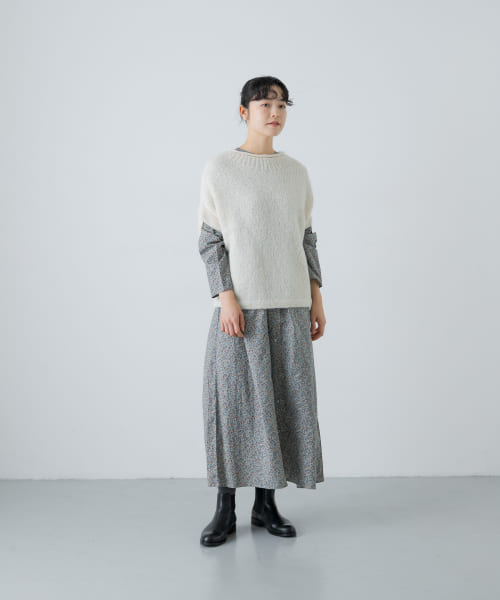 クーポン】【セール 30%OFF】コットン小花柄2WAYワンピース クーポン】【セール 30%OFF】コットン小花柄2WAYワンピース