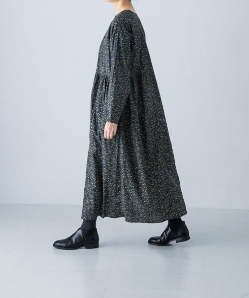 クーポン】【セール 30%OFF】コットン小花柄2WAYワンピース