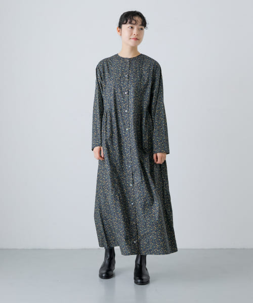 クーポン】【セール 30%OFF】コットン小花柄2WAYワンピース