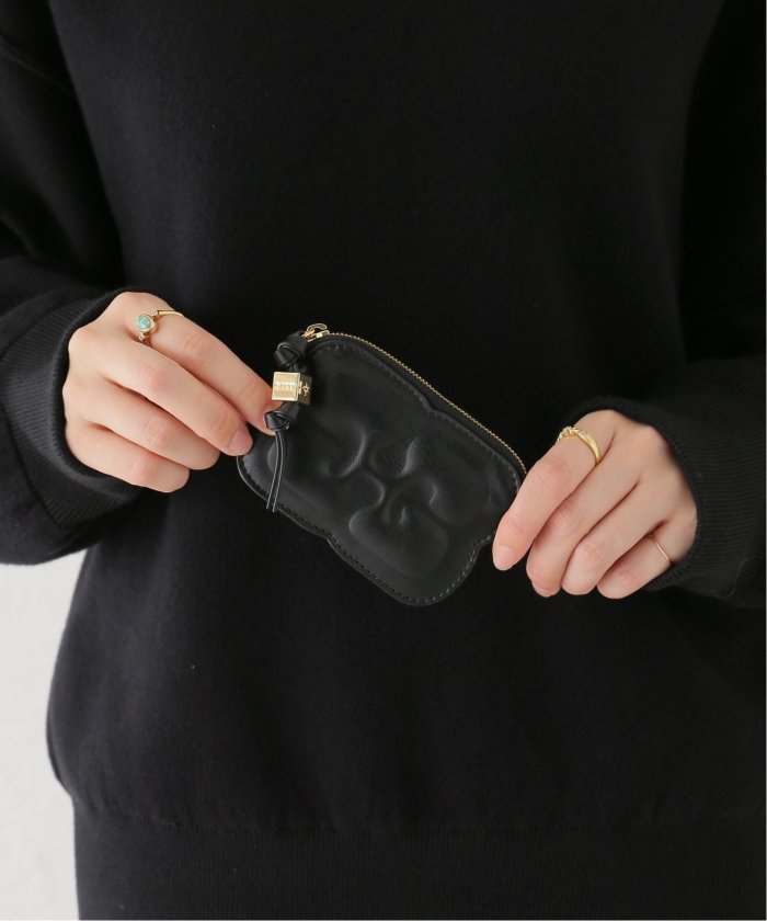 GANNI/ガニー】Bou Compact Zipped Wallet Metallic：財布（財布
