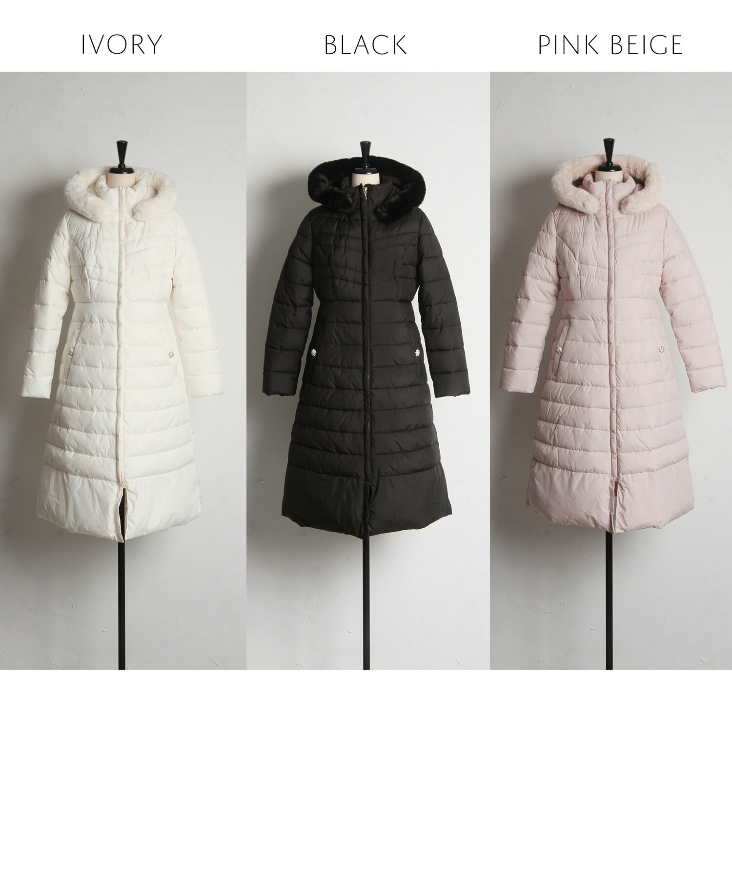 トッコクローゼット tocco closet 2WAY袖口ファー付きマイクロ
