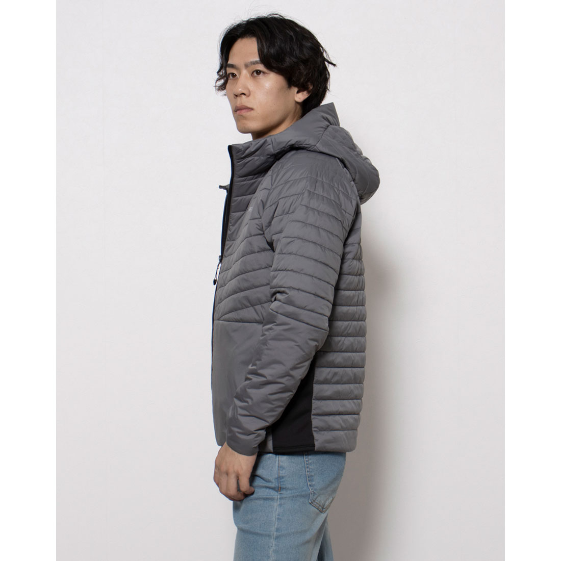 メンズ ミックスファブリック ウインドウペーン ジャケット セール 14%OFF】デサント DESCENTE メンズ 中綿ジャケット AERO