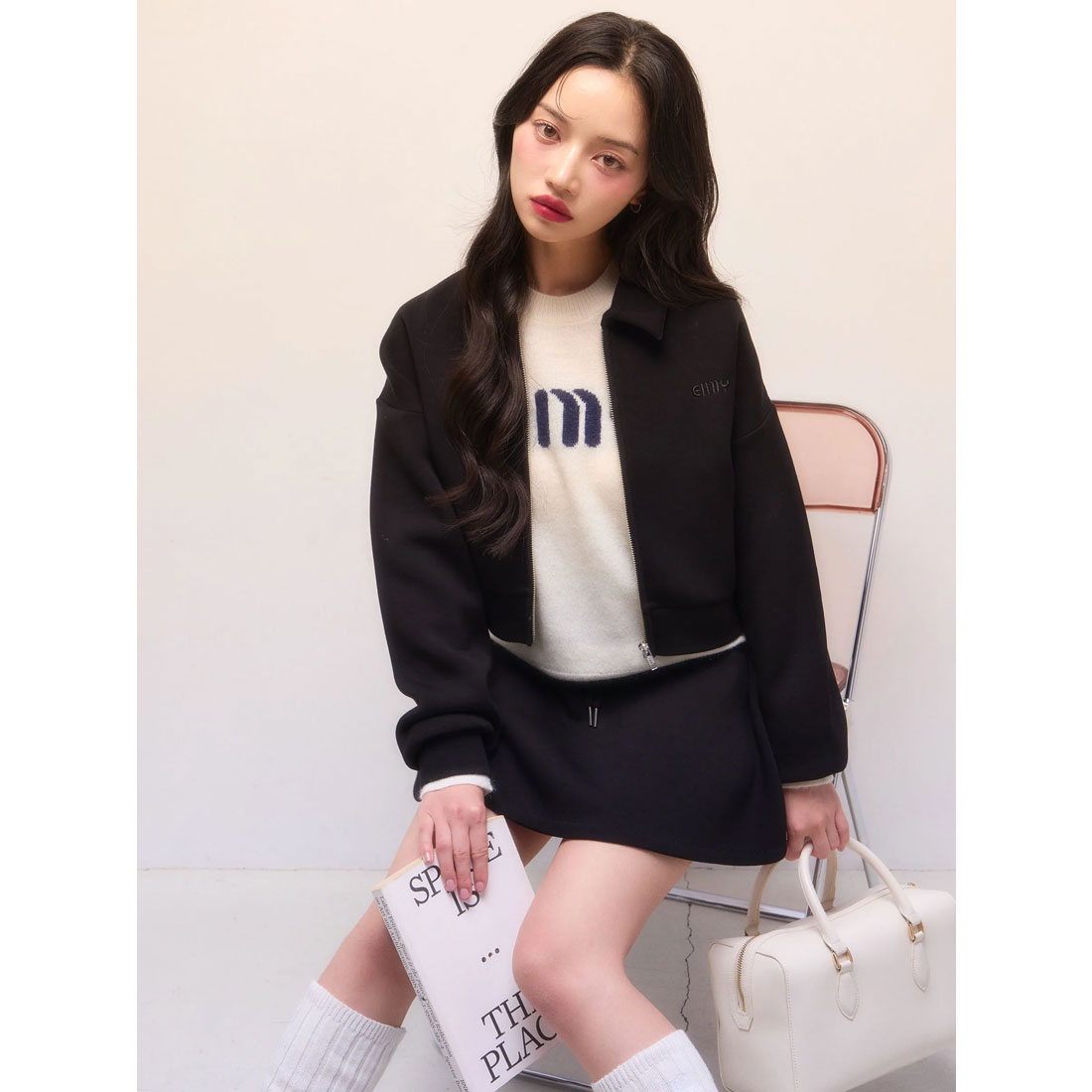 エイミーイストワール eimy istoire ジャージーブルゾン エイミーイストワール eimy istoire ジャージーブルゾン