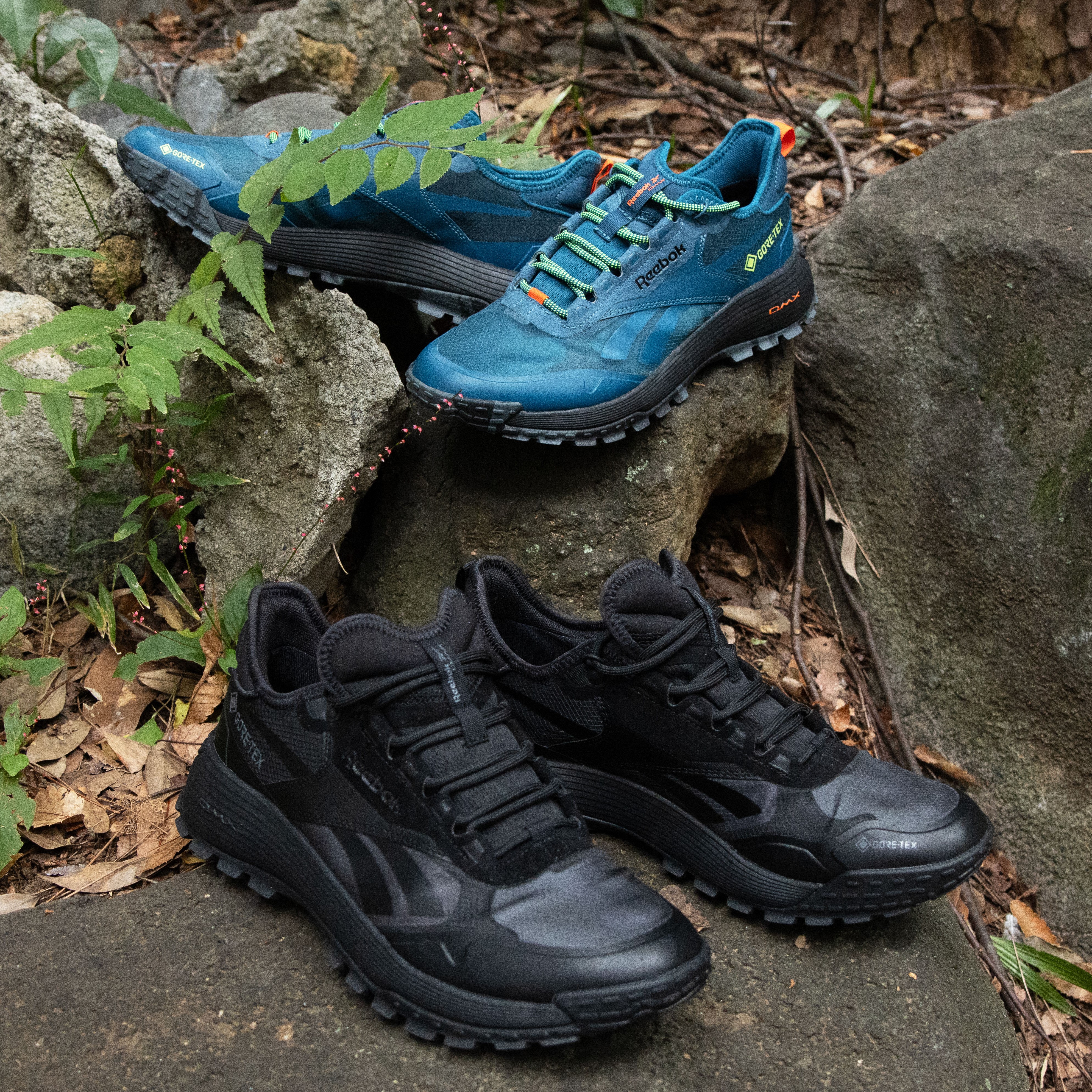 【cocoです】ジオメトリックアクティブレギンズ　ブラック　M DMX トレイル ゴアテックス / DMX TRAIL GTX(507492250