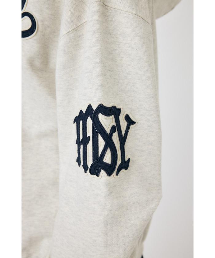 PATCHED OVERSIZED ジップパーカー(507498701) | マウジー PATCHED OVERSIZED ジップパーカー(507498701) | マウジー