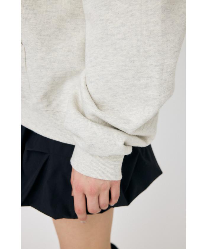 PATCHED OVERSIZED ジップパーカー(507498701) | マウジー PATCHED OVERSIZED ジップパーカー(507498701) | マウジー