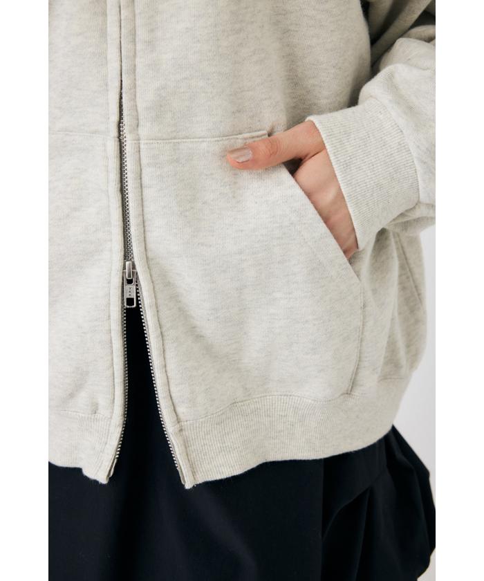 PATCHED OVERSIZED ジップパーカー(507498701) | マウジー PATCHED OVERSIZED ジップパーカー(507498701) | マウジー