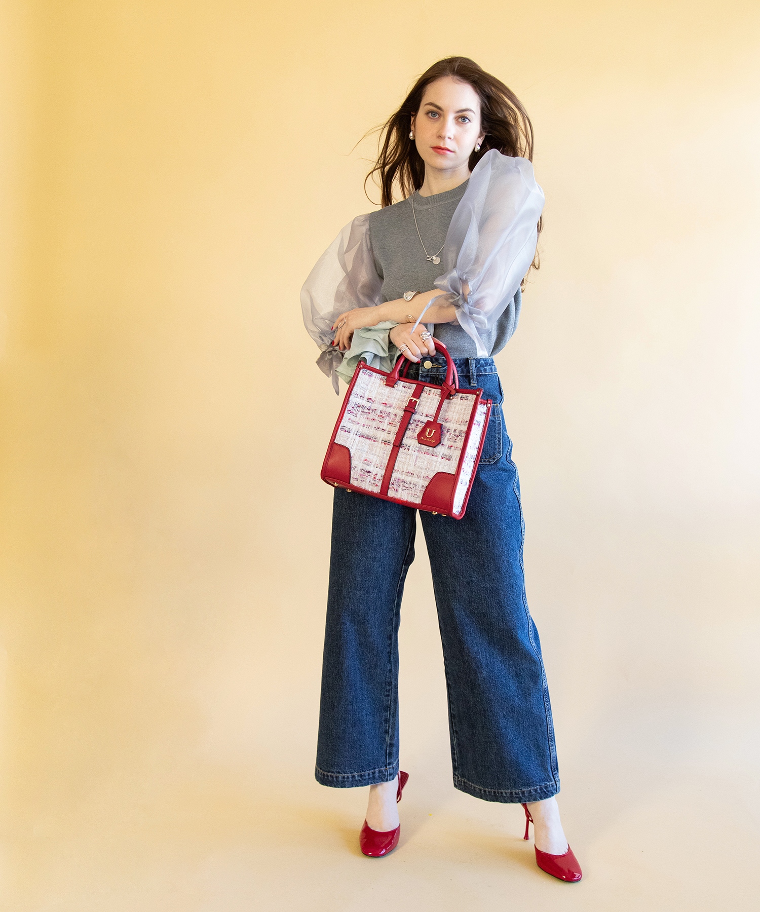 Juliangle【ジュリアングル】デニムトートバッグ Lサイズ Juliangle【ジュリアングル】デニムトートバッグ Lサイズ