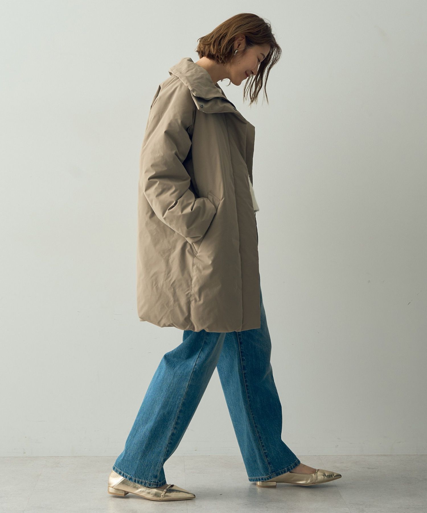 セール 30%OFF】イェッカ ヴェッカ YECCA VECCA 中綿ミドル丈