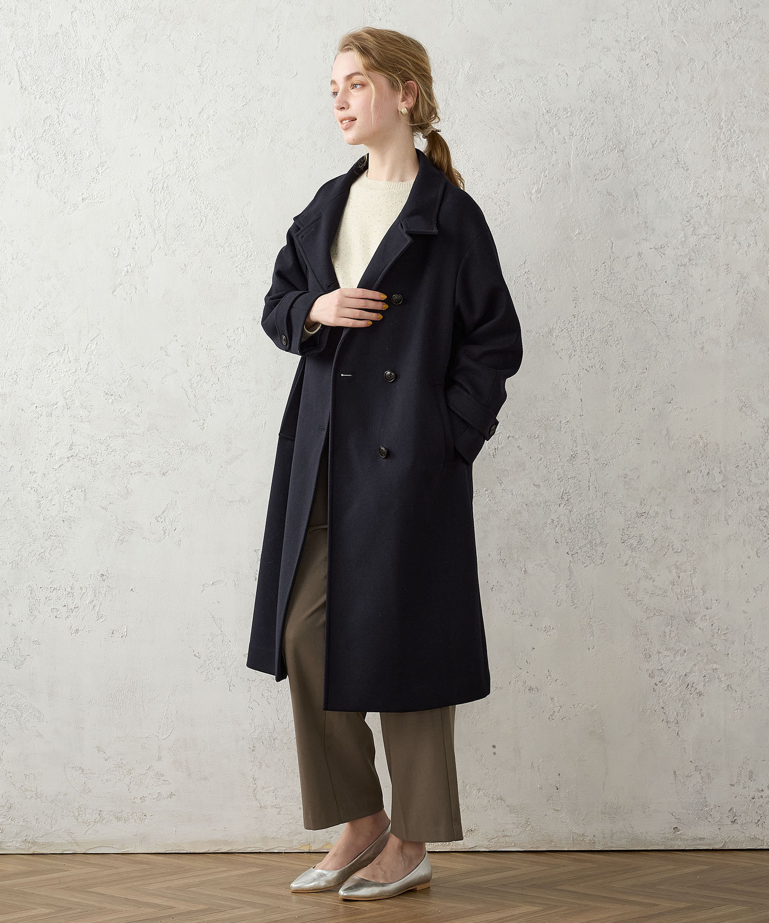 Le souk アンゴラ コート Le souk アンゴラ ウール ロングコート