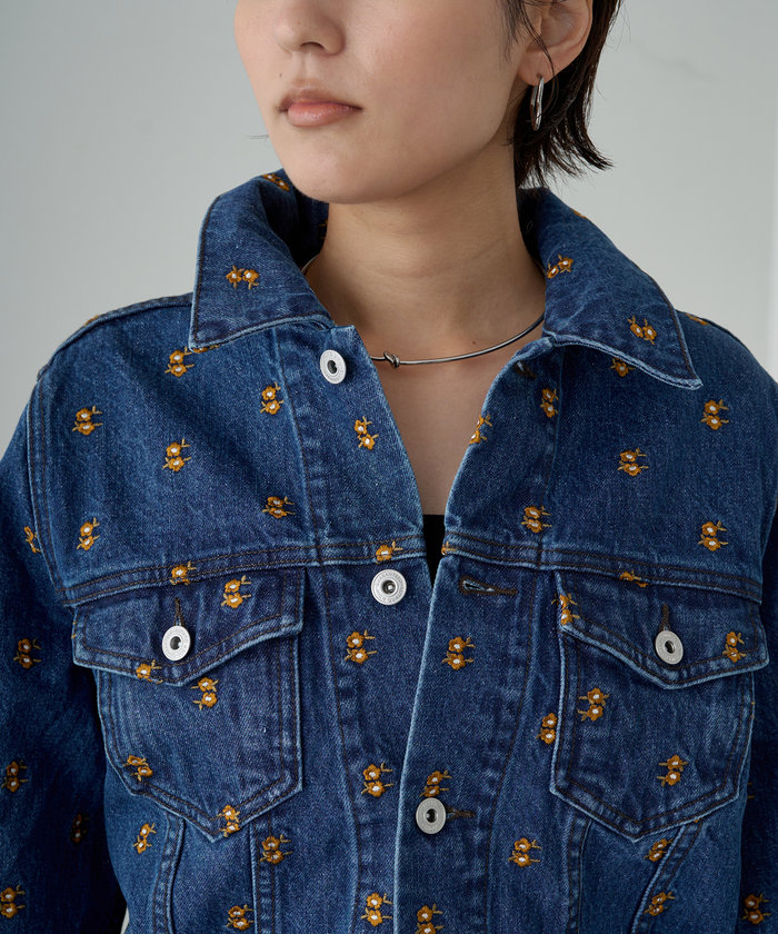 Loungedress×YANUKデニムジャケット Loungedress デニムジャケット（Loungedress - Loungedress